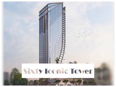 الواجهة الزجاجية لمول سيكستي ايكونيك تاور