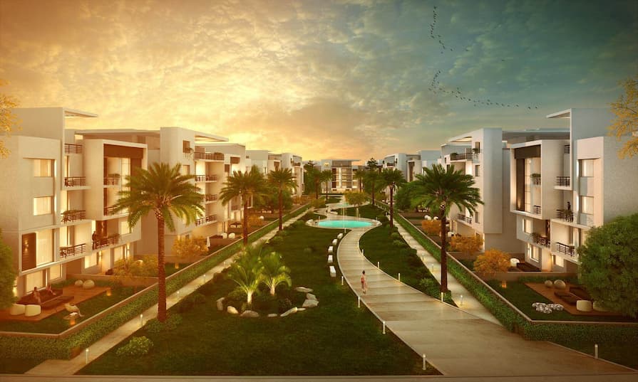 احجز وحدة بكمبوند المصراوية Al-Masrawya التجمع بأفضل سعر