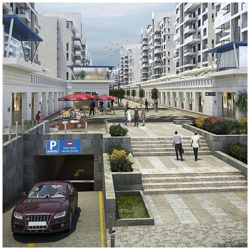 الداون تاون كما يبدو في تصميمات العلمين الجديدة