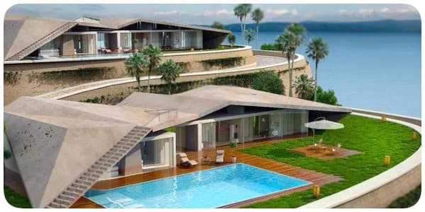 شاليهات بتصميمات عصرية في قرية المونت جلالة