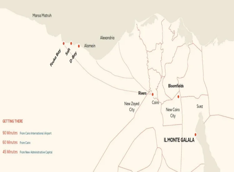 موقع IL Monte Galala Towers