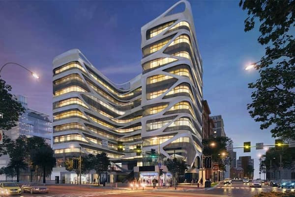 التصميم الخارجي لمول امازون تاور