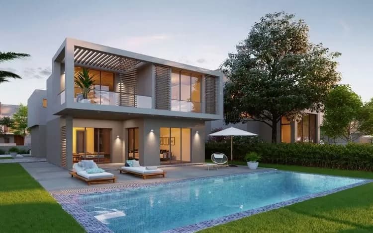 فيلا في كمبوند ايست تاون بالتجمع الخامس