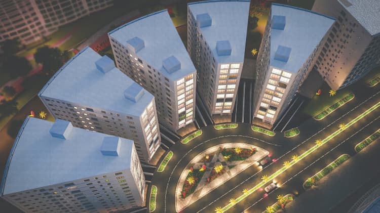 تصميمات كمبوند وان قطامية المعمارية الحداثية