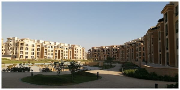 صورة علوية لماكيت كمبوند ستون ريزيدنس بالقاهرة الجديدة.