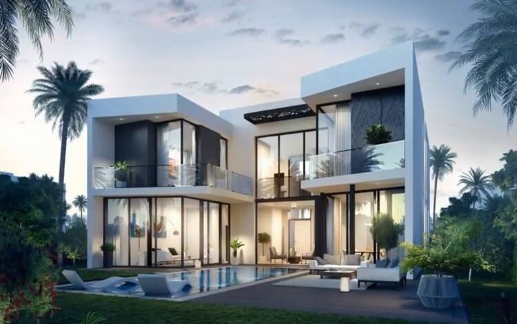 التصميم الخارجي لكمبوند ذا استيتس الشيخ زايد الجديدة