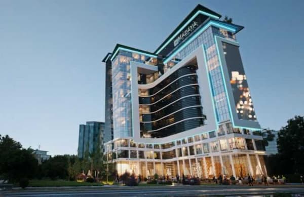 واجهة مول ذا روك العاصمة الإدارية الأمامية