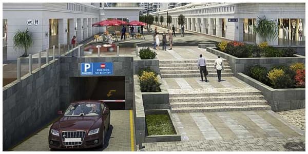 شوارع داون تاون العلمين الجديدة