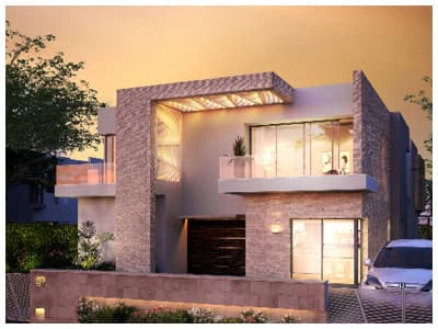 أحد فيلات كمبوند الهضبة