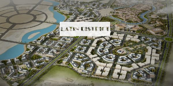 ماكيت تصميم الحي اللاتيني