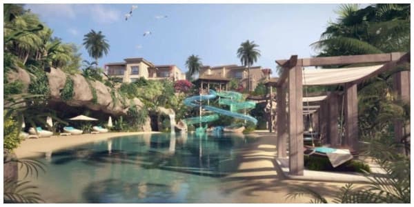 تصميمات مدهشة في قرية لاجونا باي السخنة