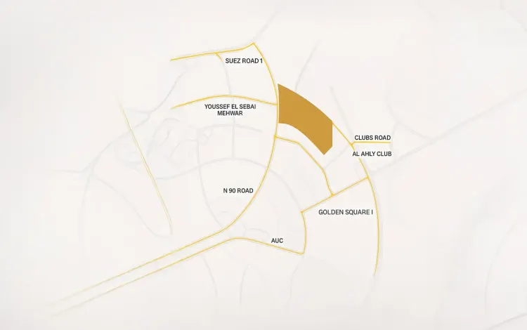 خريطة كمبوند زمرة التجمع الخامس