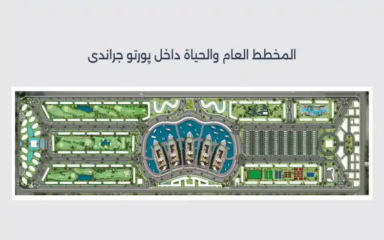 تصميم قرية Porto Grande العلمين الجديدة
