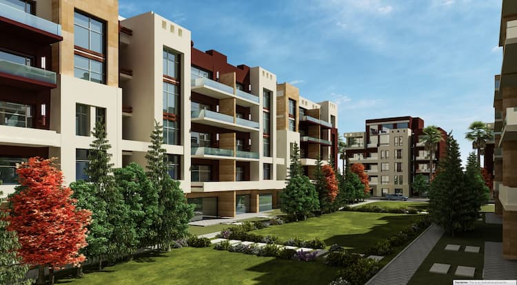 التصميم المعماري في كمبوند بروميناد التجمع الخامس