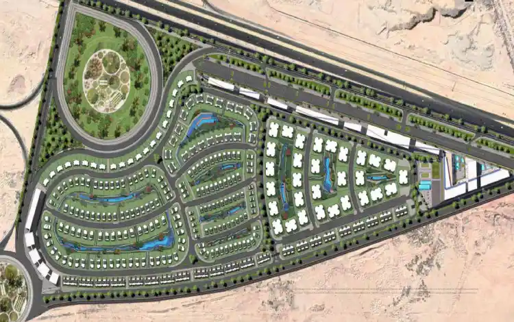 تصميم كمبوند Creek Town القاهرة الجديدة