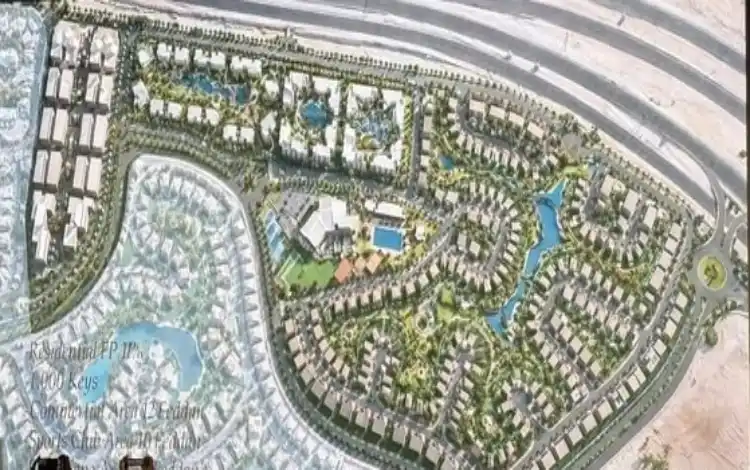 ماستر بلان كمبوند ازها الشيخ زايد