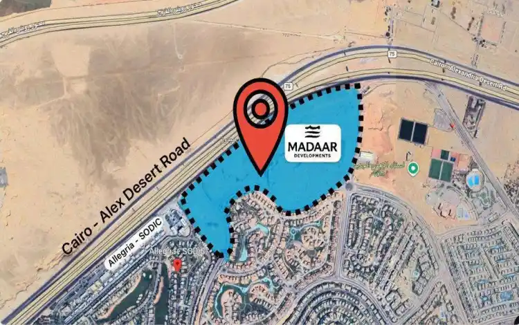 موقع كمبوند ازها الشيخ زايد