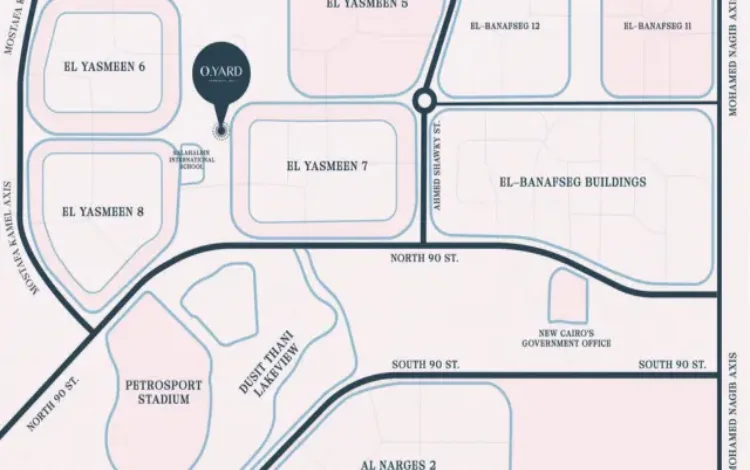 The Yard Mall New Cairo The Yard Mall location