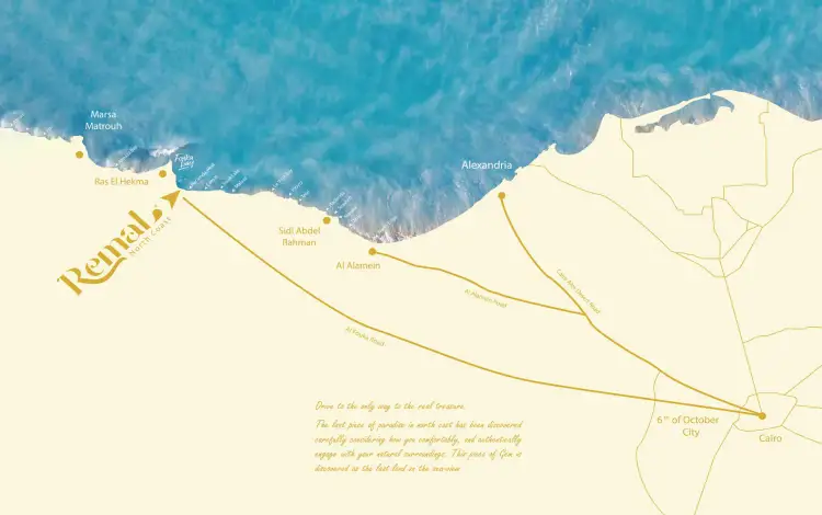 قرية Remal North Coast موقع قرية رمال الساحل الشمالي