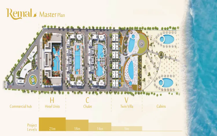 Remal North Coast تصميم قرية رمال الساحل الشمالي