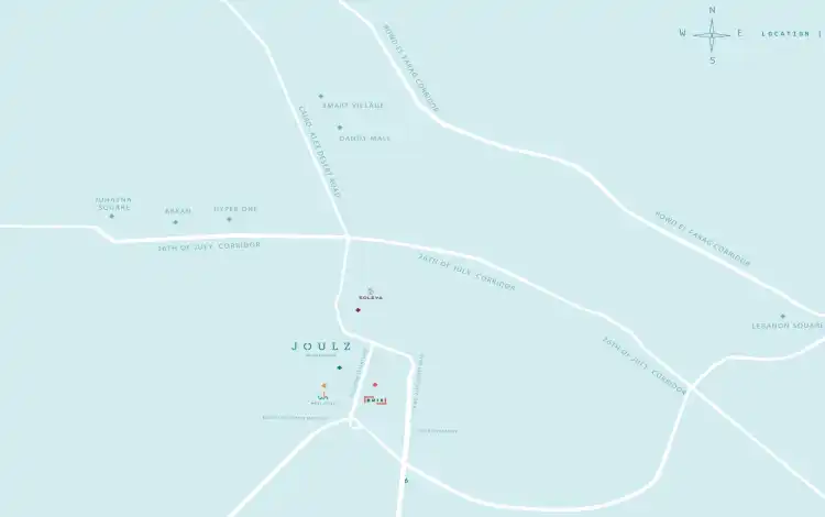 Joulz Sheikh Zayed location