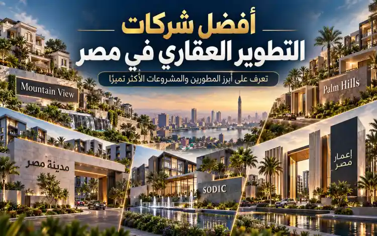 أفضل شركات التطوير العقاري في مصر كافة التفاصيل 2026